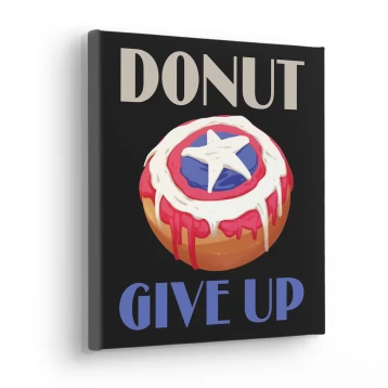Παιδικός Καμβάς Into Wonderland Donut give up KR186-M 30x30 Komar