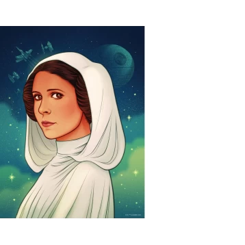 Παιδική Αφίσα Into Wonderland Star Wars Princess of Alderaan WB-SW-040 Komar