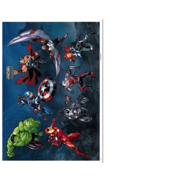 Σετ Αυτοκόλλητα Τοίχου Παιδικά Into Wonderland Avengers Crew 14119h Komar