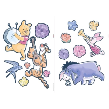Σετ Αυτοκόλλητα Τοίχου Παιδικά Into Wonderland Winnie the Pooh Rock-a-bye 14503h Komar