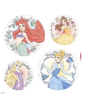 Σετ Αυτοκόλλητα Τζαμιού Παιδικά Into Wonderland Princess Kindness Bubbles 67404 Komar