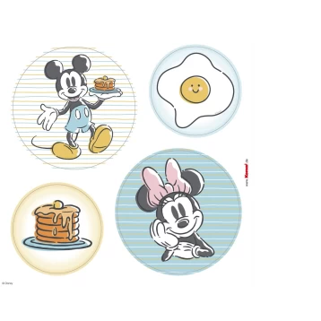 Σετ Αυτοκόλλητα Τζαμιού Παιδικά Into Wonderland Mickey Rise and Shine Bubbles 67407 Komar