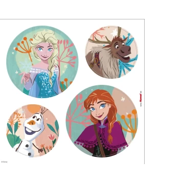 Σετ Αυτοκόλλητα Τζαμιού Παιδικά Into Wonderland Frozen Royal Bubbles 67408 Komar