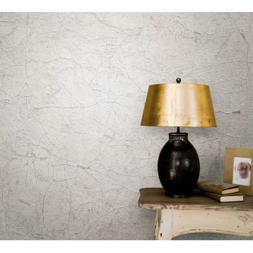 Ταπετσαρία Τοίχου Vintage Deluxe 32801 Marburg White & Metallic