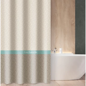 Υφασμάτινη Κουρτίνα Μπάνιου Guy Laroche 240X185 Occio Sand