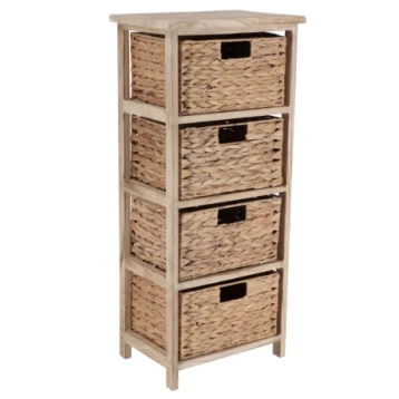 Έπιπλο Μπάνιου mdf Με 4 Συρτάρια Από Υάκινθο Eurocasa 8890