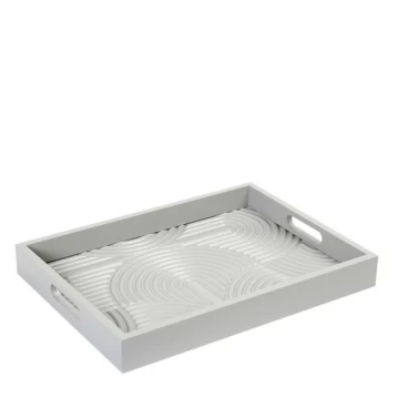 Δίσκος Ξύλινος Mdf Ανοιχτό Γκρι Espiel DAF110