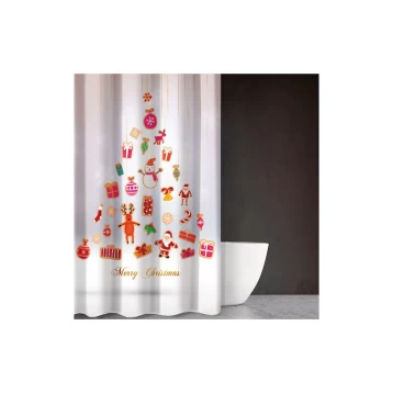 Κουρτίνα Μπάνιου 180X200 Saint Clair Christmas DES 402