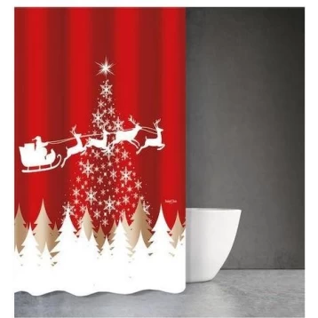Κουρτίνα Μπάνιου 180X200 Saint Clair Christmas DES 407