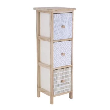 Έπιπλο Μπάνιου mdf με 3 Συρτάρια Eurocasa 9701