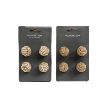 Πόμολο Επίπλου Rope Design Φ4 σε 2 Σχέδια 014.HH5960