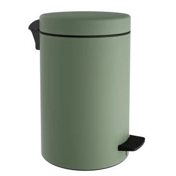 Χαρτοδοχείο με Soft Close 12lt Μεταλλικό Μέντα Ματ 12-090-903